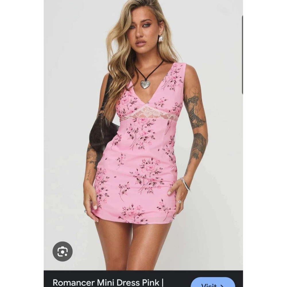 Princess Polly Pink Floral Mini Dress